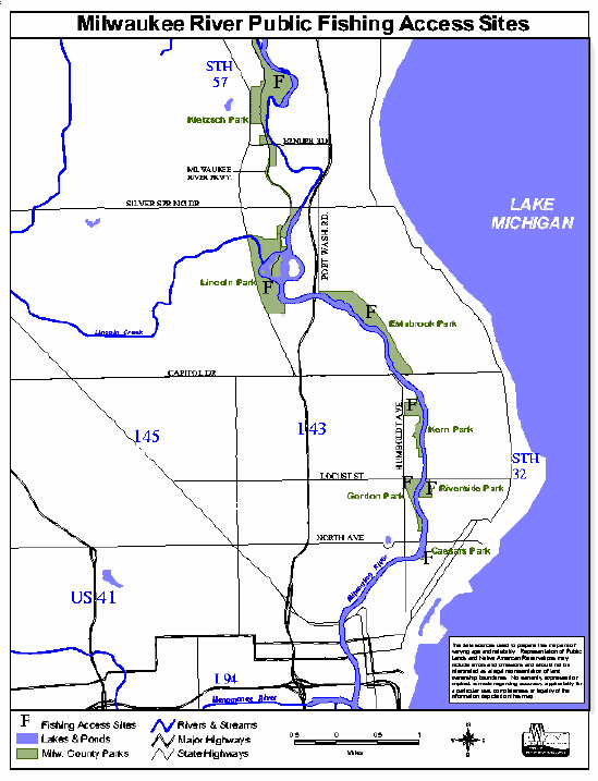 Milwaukee River Map