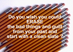 erase the past